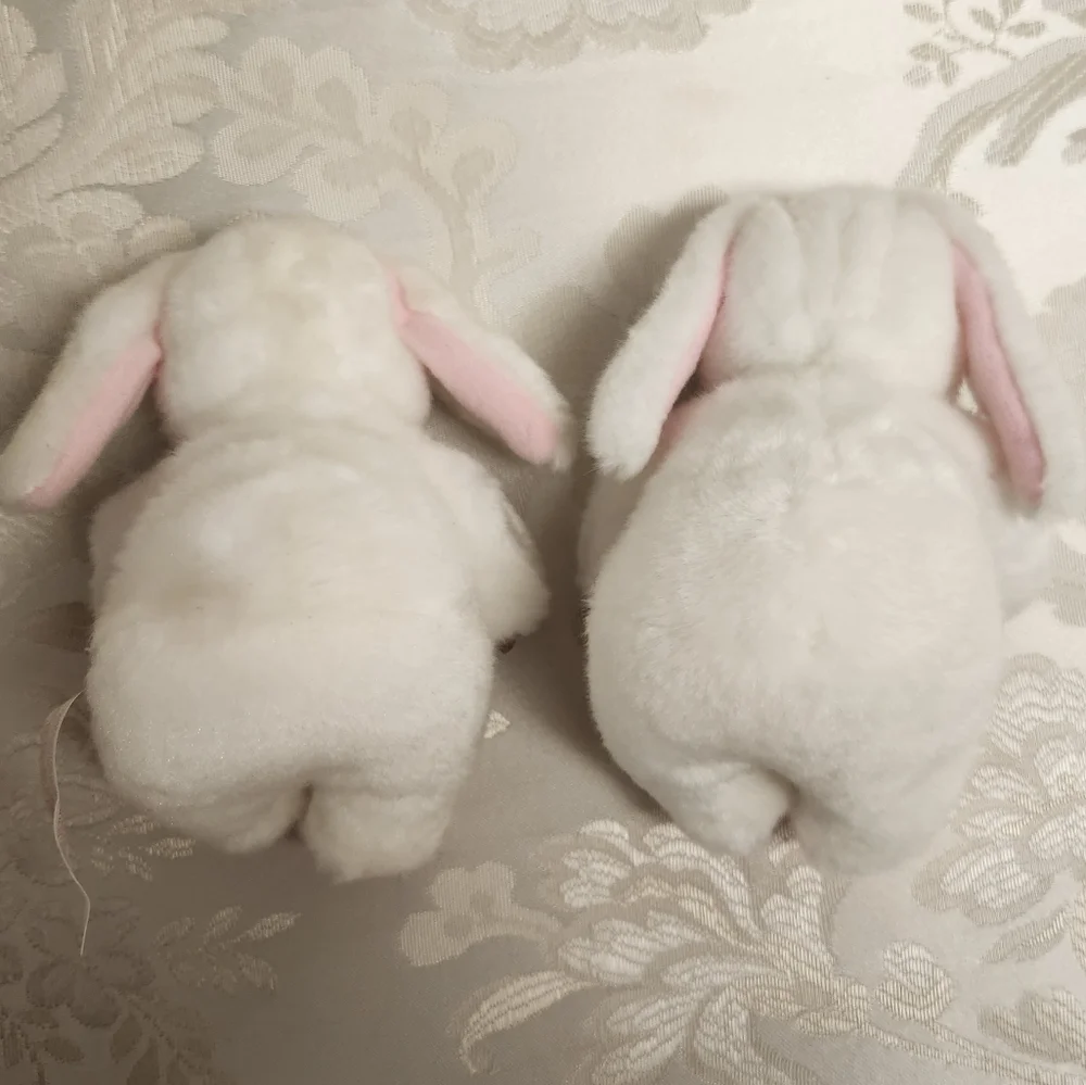 Anne Geddes Baby Bunnies In Chocolate Easter Eggs Vintage Dolls Set Of 2